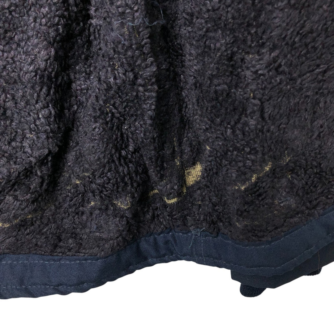 1990'S US Navy Aramid Deck Jacket, Made in USA, Size Medium (38-40), Men's M Aramid navy blue type Vintage Second Hand