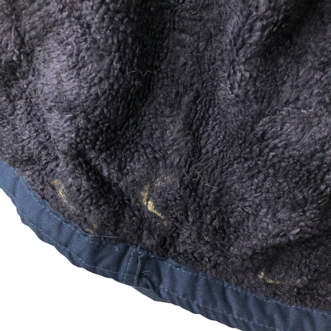 1990'S US Navy Aramid Deck Jacket, Made in USA, Size Medium (38-40), Men's M Aramid navy blue type Vintage Second Hand