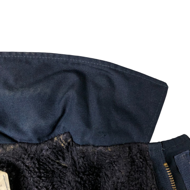 1990'S US Navy Aramid Deck Jacket, Made in USA, Size Medium (38-40), Men's M Aramid navy blue type Vintage Second Hand