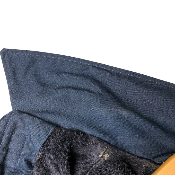 1990'S US Navy Aramid Deck Jacket, Made in USA, Size Medium (38-40), Men's M Aramid navy blue type Vintage Second Hand