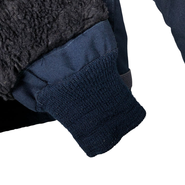 1990'S US Navy Aramid Deck Jacket, Made in USA, Size Medium (38-40), Men's M Aramid navy blue type Vintage Second Hand