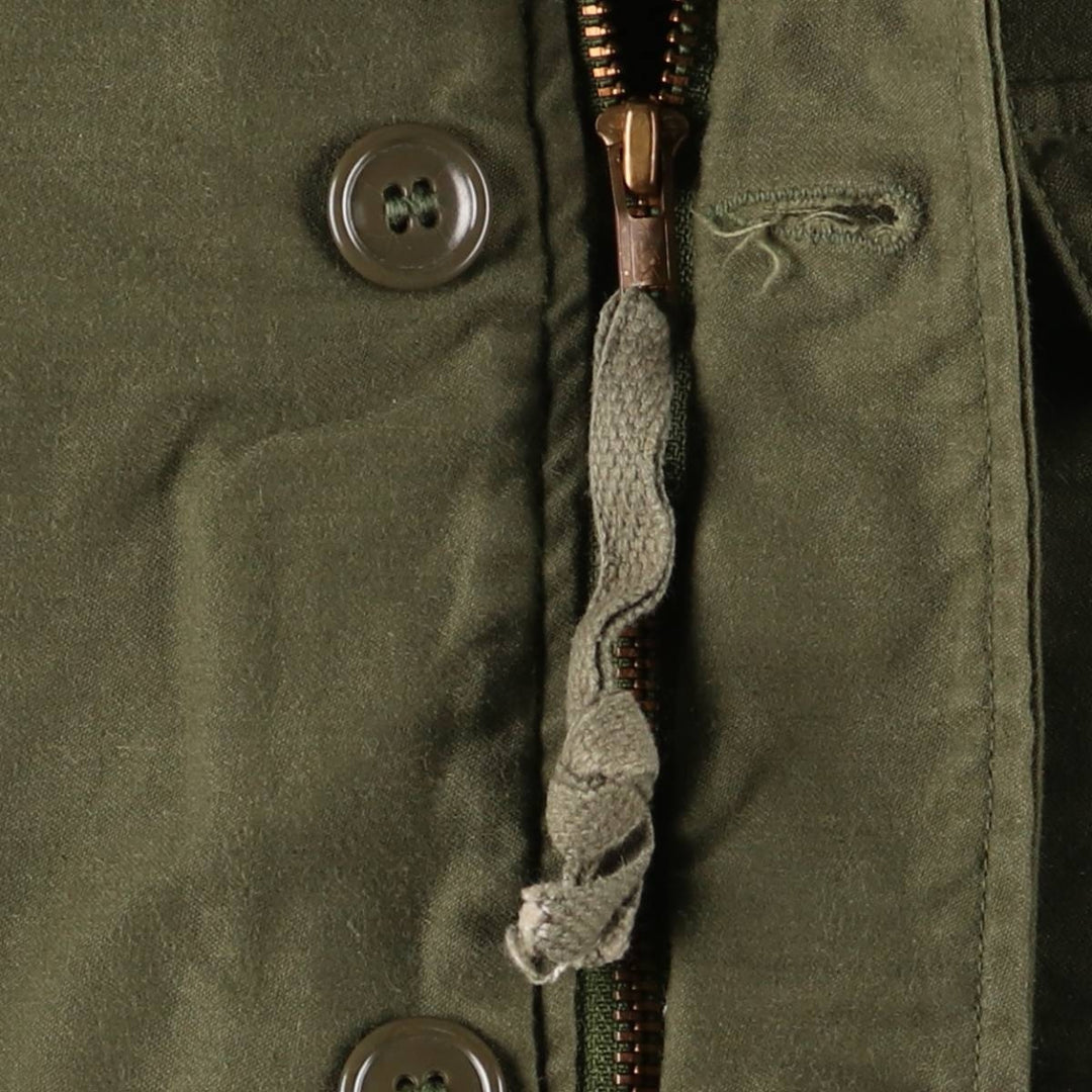 Authentic 1980'S US Navy A-2 Military Deck Jacket, Made in USA, Small (34-36), Men's Size Small, Vintage Nylon Khaki type Vintage Second Hand