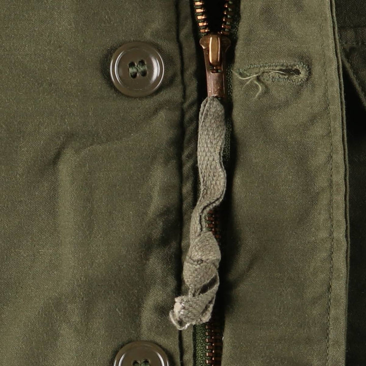 Authentic 1980'S US Navy A-2 Military Deck Jacket, Made in USA, Small (34-36), Men's Size Small, Vintage Nylon Khaki type Vintage Second Hand