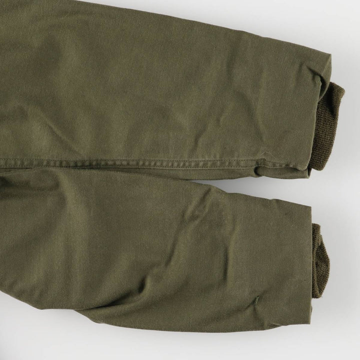 Authentic 1980'S US Navy A-2 Military Deck Jacket, Made in USA, Small (34-36), Men's Size Small, Vintage Nylon Khaki type Vintage Second Hand