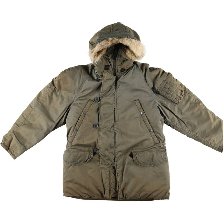 Vintage US Military N-3B Flight Jacket, Small, Men's Size Small unclear Khaki type Vintage Second Hand