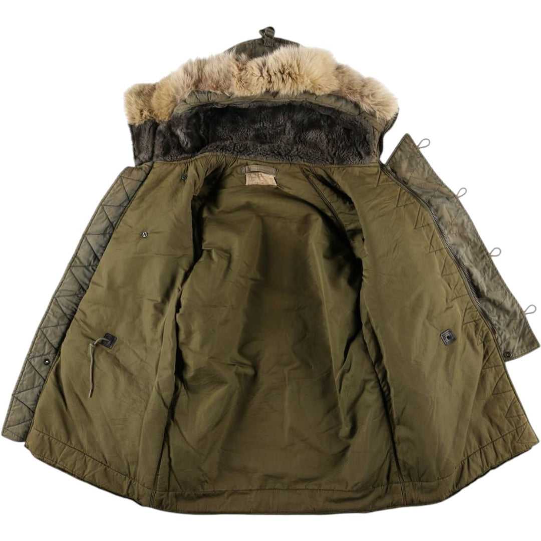 Vintage US Military N-3B Flight Jacket, Small, Men's Size Small unclear Khaki type Vintage Second Hand