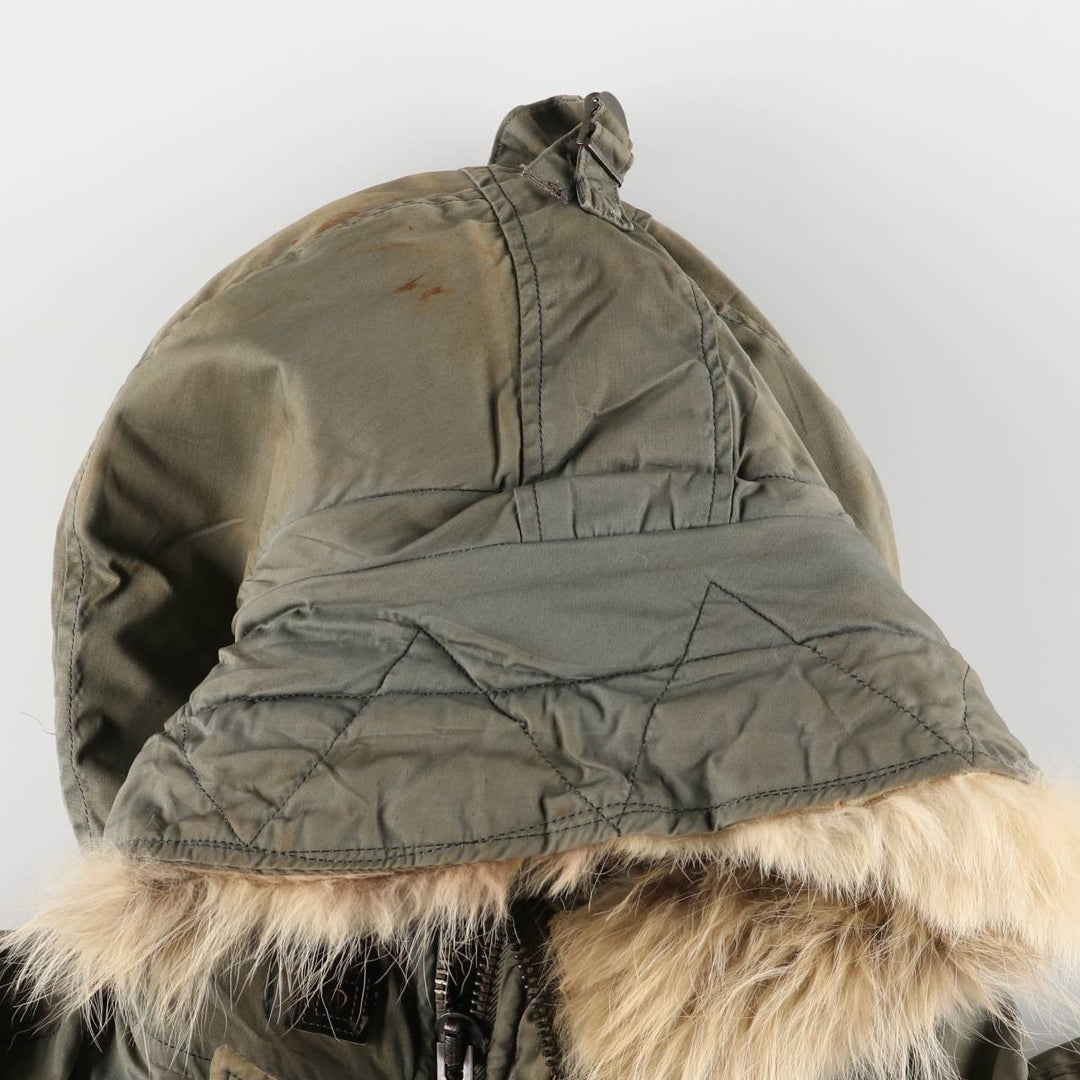 Vintage US Military N-3B Flight Jacket, Small, Men's Size Small unclear Khaki type Vintage Second Hand