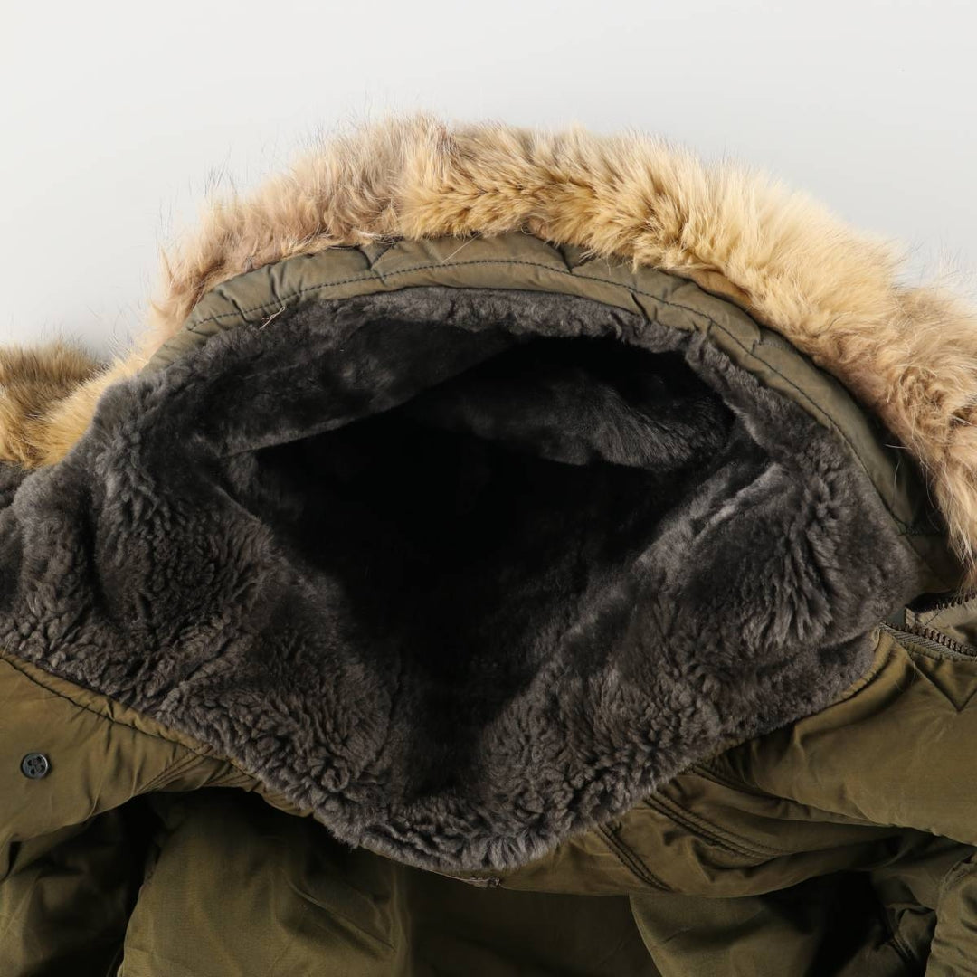 Vintage US Military N-3B Flight Jacket, Small, Men's Size Small unclear Khaki type Vintage Second Hand