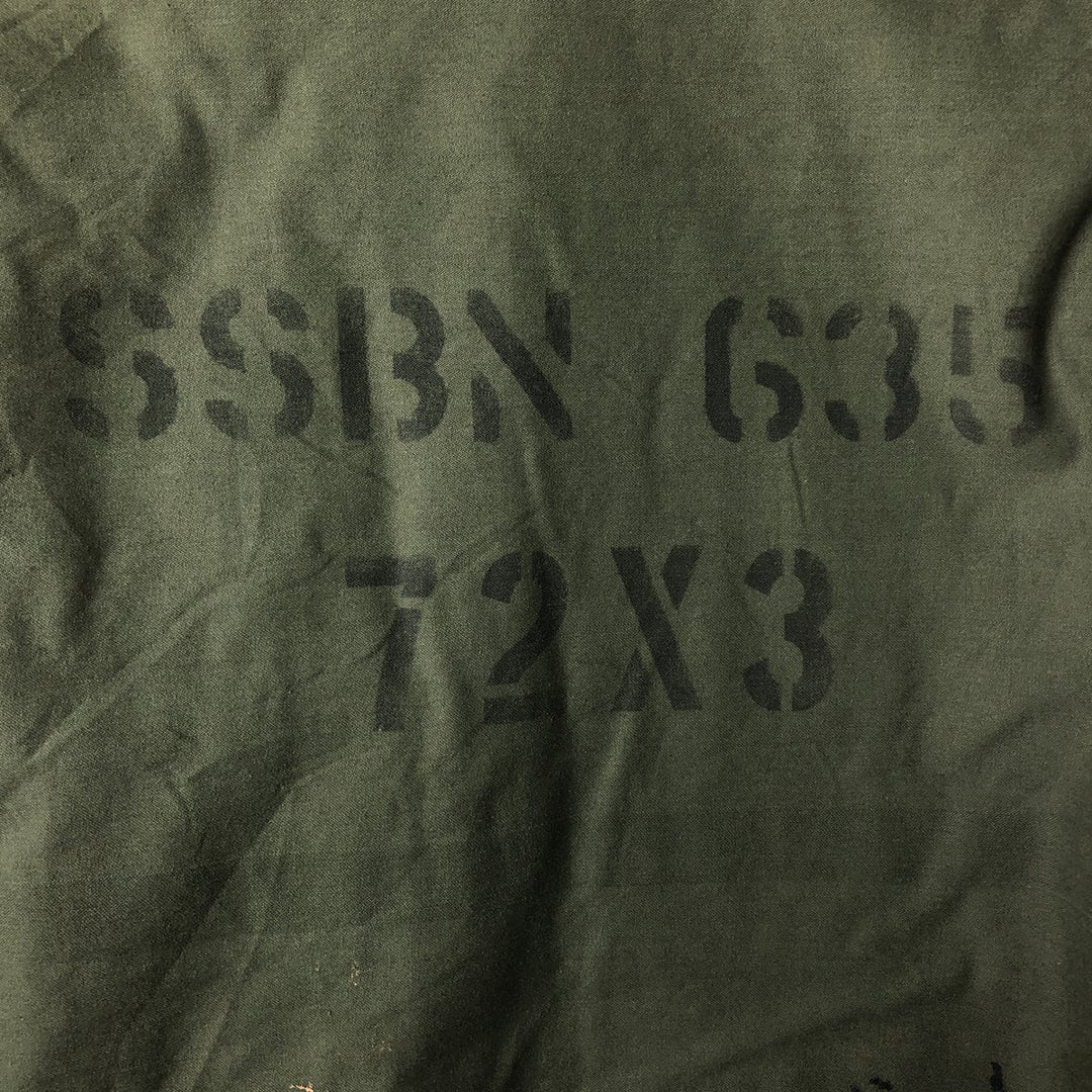 Authentic 1970'S US Navy A-2 Deck Jacket with Back Stencil, Made in USA, Medium (38-40), Men's Size M unclear Khaki type Vintage Second Hand