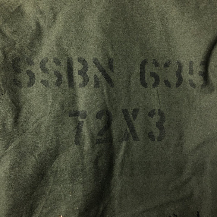 Authentic 1970'S US Navy A-2 Deck Jacket with Back Stencil, Made in USA, Medium (38-40), Men's Size M unclear Khaki type Vintage Second Hand