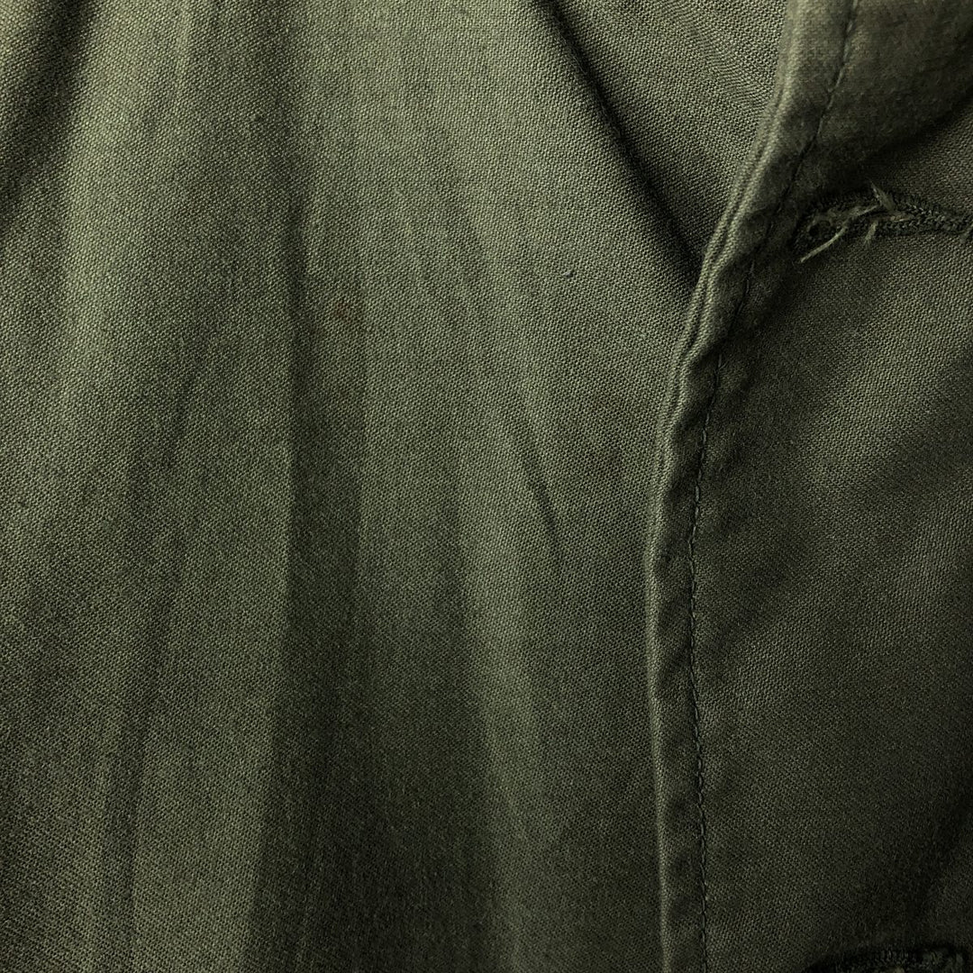 Authentic 1970'S US Navy A-2 Deck Jacket with Back Stencil, Made in USA, Medium (38-40), Men's Size M unclear Khaki type Vintage Second Hand