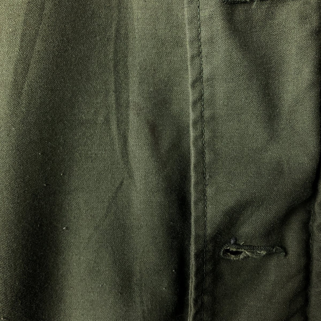 Authentic 1970'S US Navy A-2 Deck Jacket with Back Stencil, Made in USA, Medium (38-40), Men's Size M unclear Khaki type Vintage Second Hand