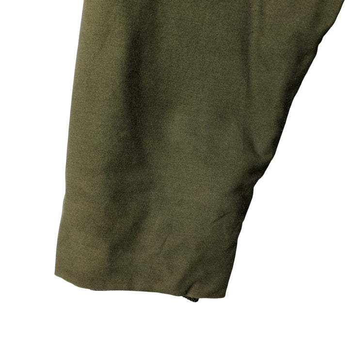 Authentic 1970'S US Navy A-2 Deck Jacket with Back Stencil, Made in USA, Medium (38-40), Men's Size M unclear Khaki type Vintage Second Hand