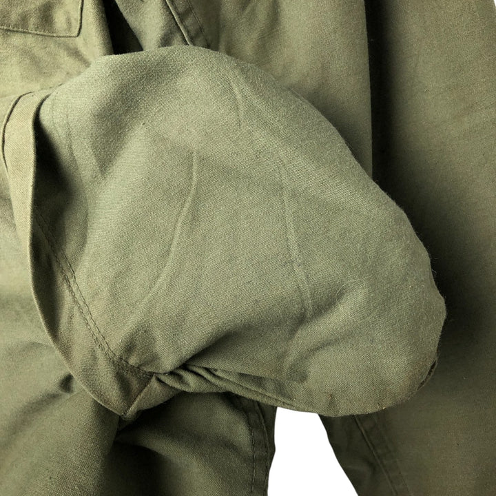 Authentic 1970'S US Navy A-2 Deck Jacket with Back Stencil, Made in USA, Medium (38-40), Men's Size M unclear Khaki type Vintage Second Hand