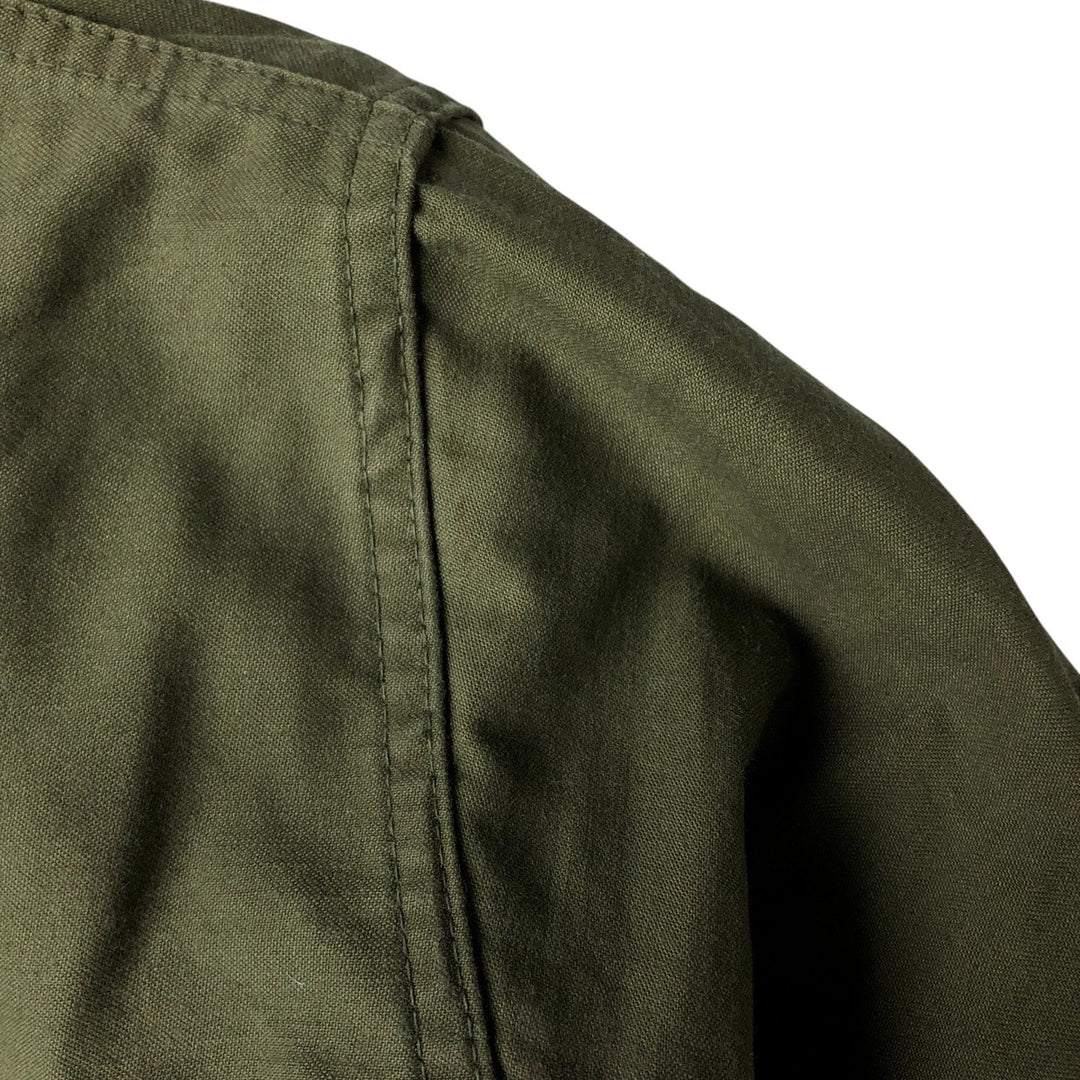 Authentic 1970'S US Navy A-2 Deck Jacket with Back Stencil, Made in USA, Medium (38-40), Men's Size M unclear Khaki type Vintage Second Hand