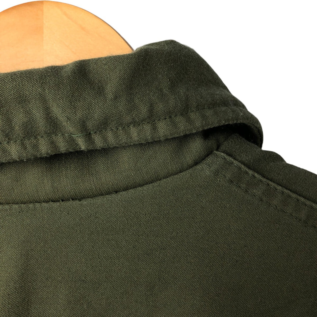 Authentic 1970'S US Navy A-2 Deck Jacket with Back Stencil, Made in USA, Medium (38-40), Men's Size M unclear Khaki type Vintage Second Hand