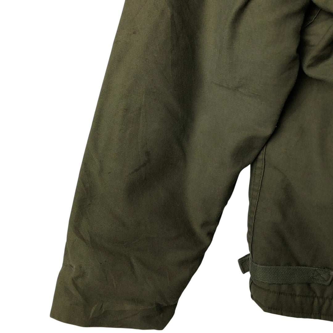Authentic 1970'S US Navy A-2 Deck Jacket with Back Stencil, Made in USA, Medium (38-40), Men's Size M unclear Khaki type Vintage Second Hand