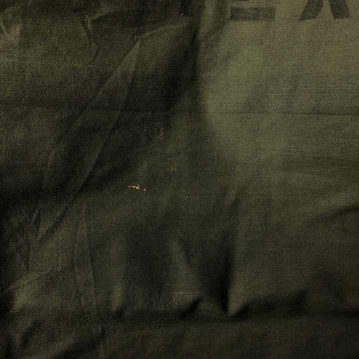 Authentic 1970'S US Navy A-2 Deck Jacket with Back Stencil, Made in USA, Medium (38-40), Men's Size M unclear Khaki type Vintage Second Hand