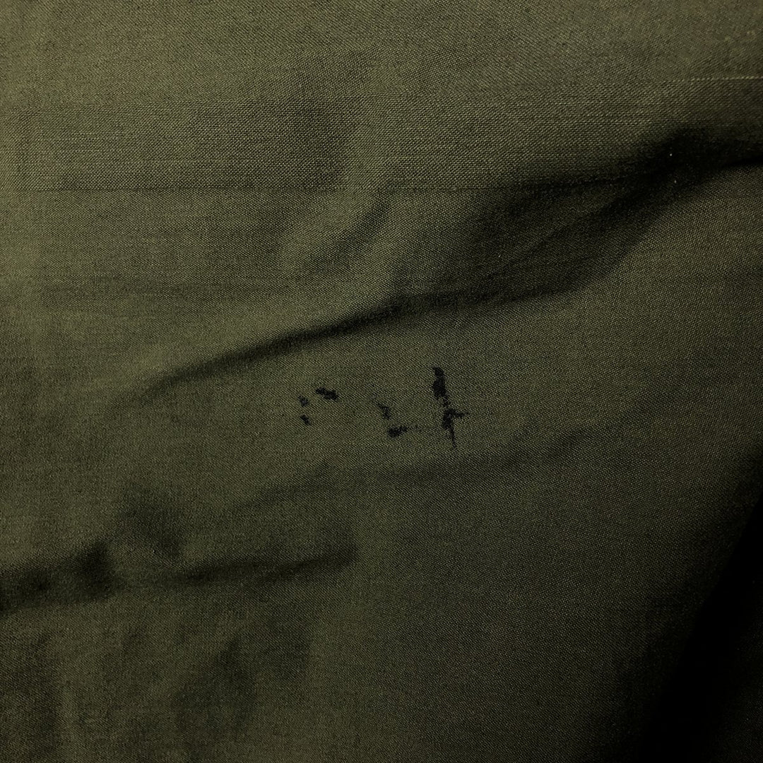 Authentic 1970'S US Navy A-2 Deck Jacket with Back Stencil, Made in USA, Medium (38-40), Men's Size M unclear Khaki type Vintage Second Hand