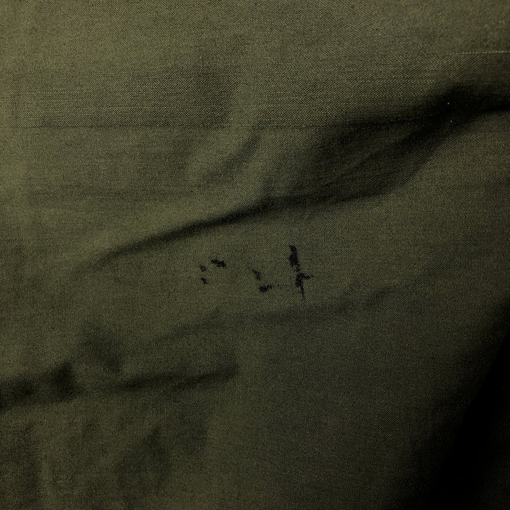 Authentic 1970'S US Navy A-2 Deck Jacket with Back Stencil, Made in USA, Medium (38-40), Men's Size M unclear Khaki type Vintage Second Hand