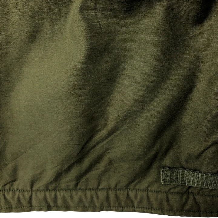 Authentic 1970'S US Navy A-2 Deck Jacket with Back Stencil, Made in USA, Medium (38-40), Men's Size M unclear Khaki type Vintage Second Hand