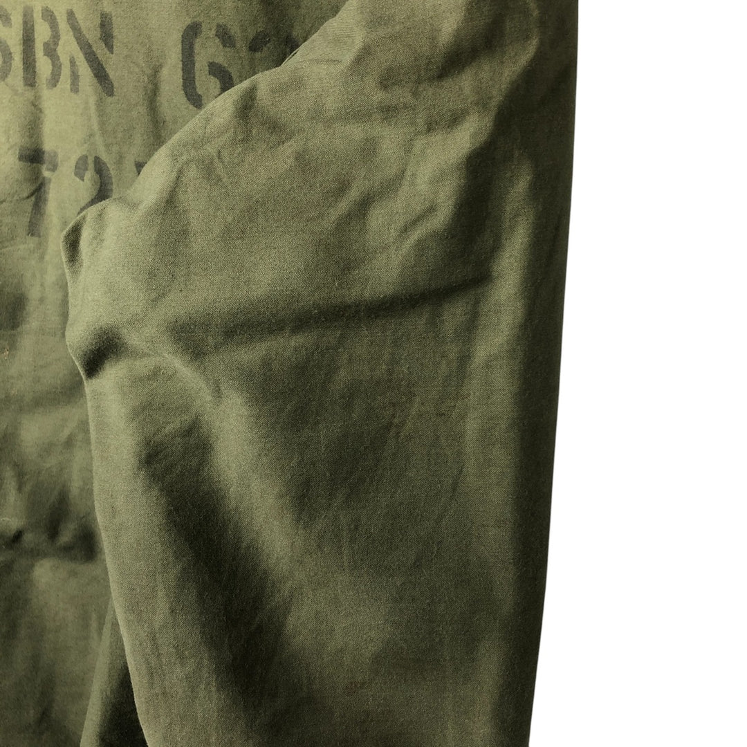 Authentic 1970'S US Navy A-2 Deck Jacket with Back Stencil, Made in USA, Medium (38-40), Men's Size M unclear Khaki type Vintage Second Hand