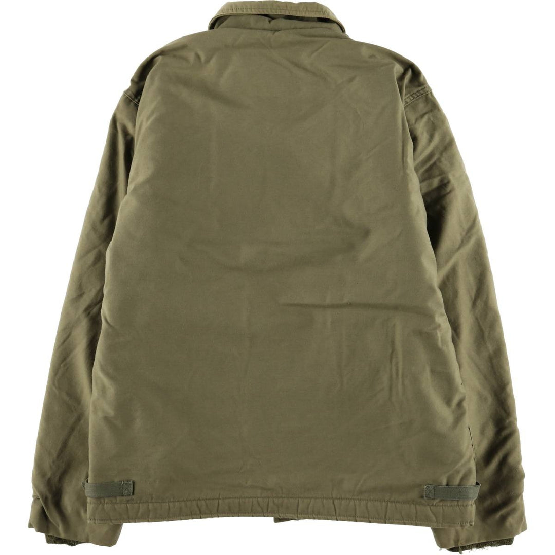 1970'S US Navy A-2 Military Deck Jacket, Made in USA, Large (1942-1944), Men's Size L, Vintage unclear Khaki type Vintage Second Hand