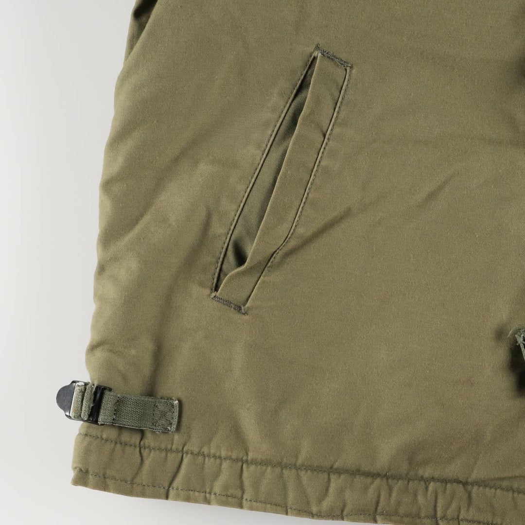 1970'S US Navy A-2 Military Deck Jacket, Made in USA, Large (1942-1944), Men's Size L, Vintage unclear Khaki type Vintage Second Hand