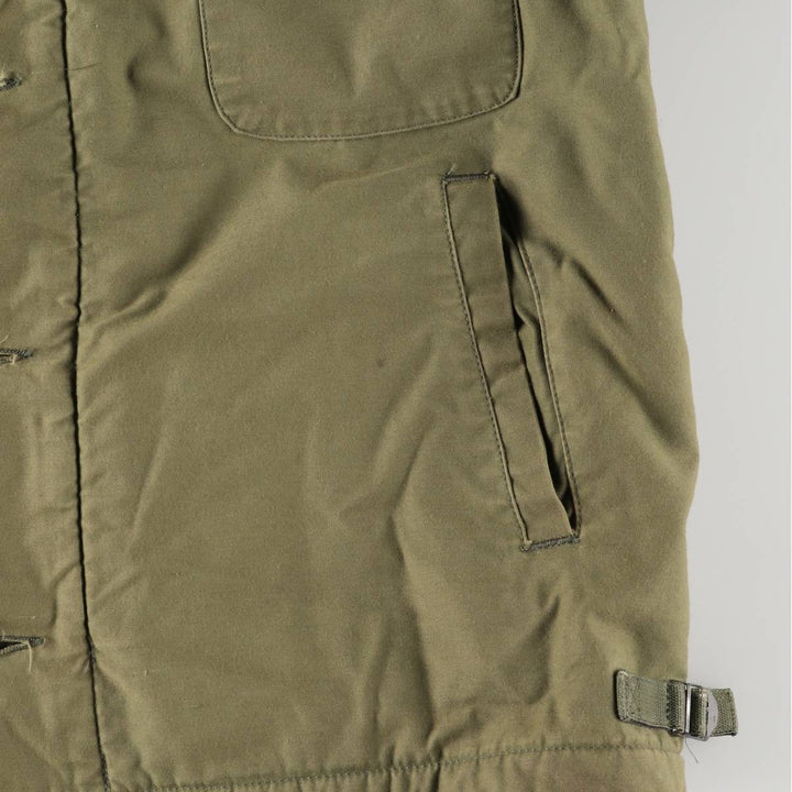 1970'S US Navy A-2 Military Deck Jacket, Made in USA, Large (1942-1944), Men's Size L, Vintage unclear Khaki type Vintage Second Hand