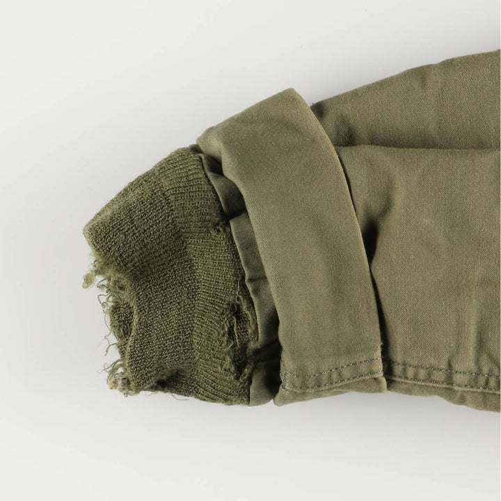 1970'S US Navy A-2 Military Deck Jacket, Made in USA, Large (1942-1944), Men's Size L, Vintage unclear Khaki type Vintage Second Hand