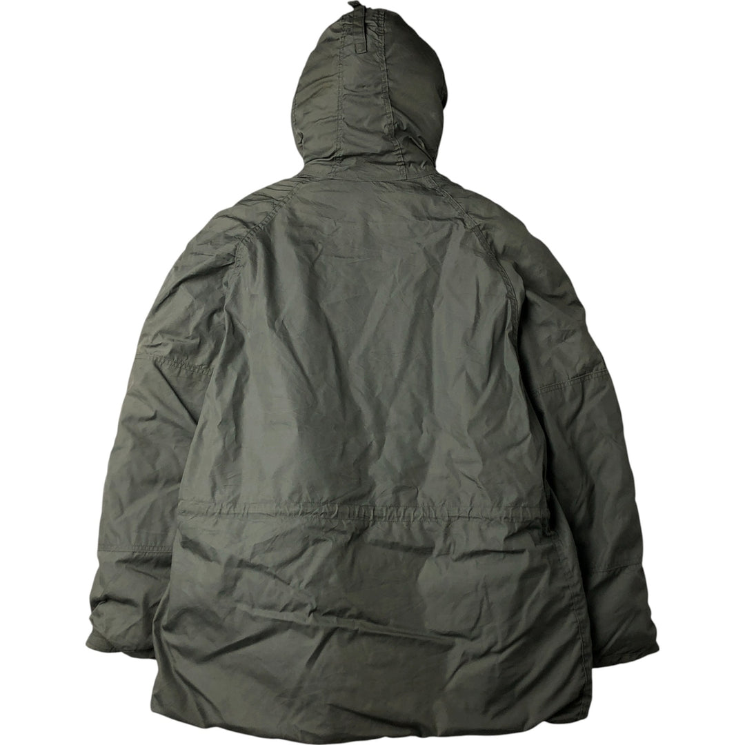 1980'S US Military N-3B Flight Jacket, Made in USA, X-LARGE, Men's XL, Vintage cotton Khaki type Vintage Second Hand