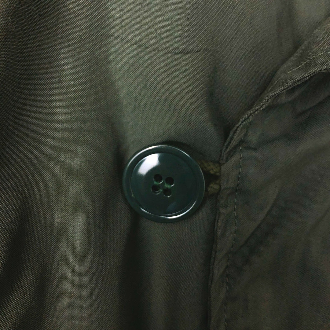 1980'S US Military N-3B Flight Jacket, Made in USA, X-LARGE, Men's XL, Vintage cotton Khaki type Vintage Second Hand