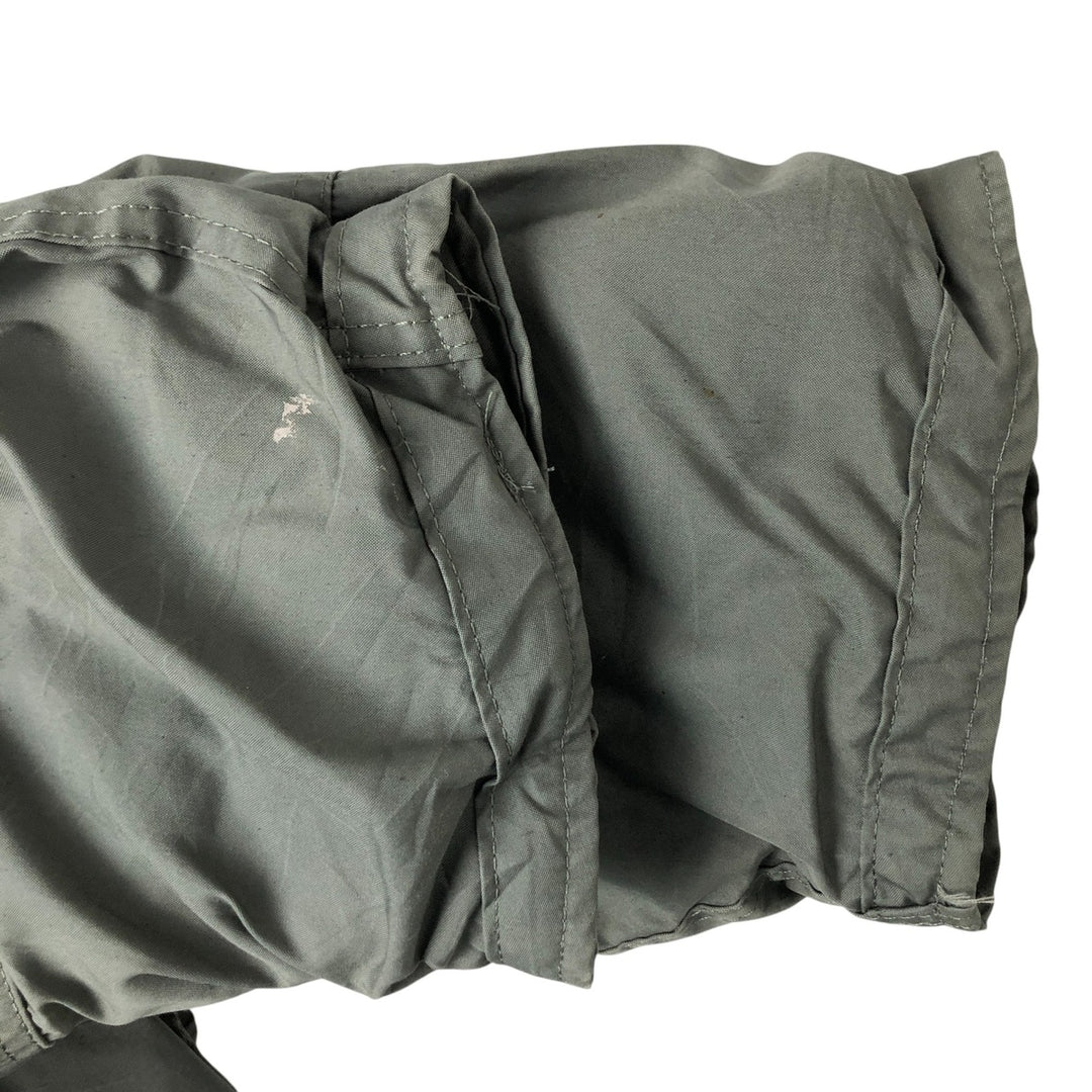 1980'S US Military N-3B Flight Jacket, Made in USA, X-LARGE, Men's XL, Vintage cotton Khaki type Vintage Second Hand