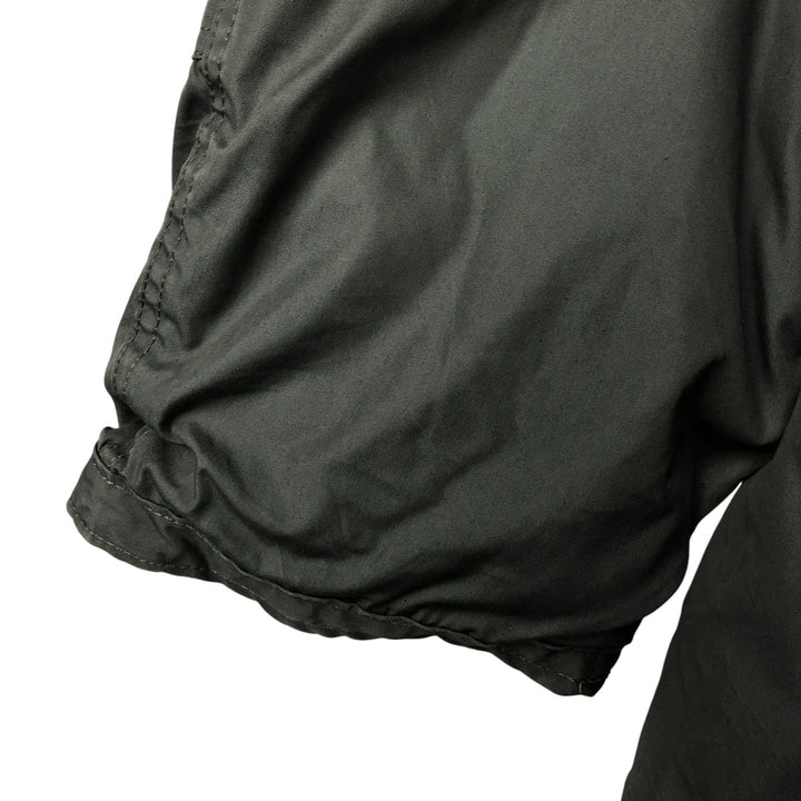 1980'S US Military N-3B Flight Jacket, Made in USA, X-LARGE, Men's XL, Vintage cotton Khaki type Vintage Second Hand