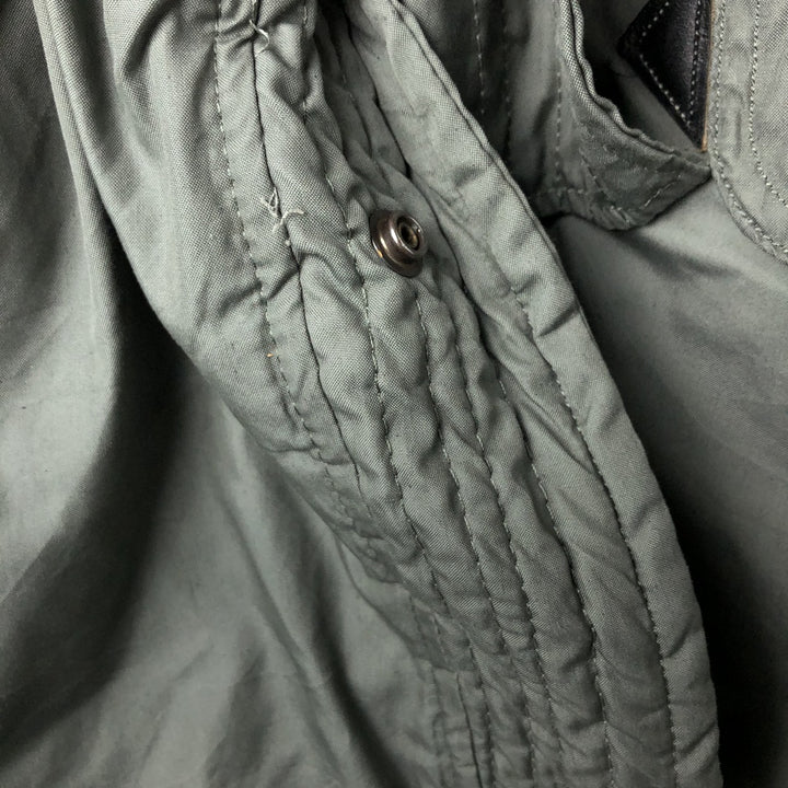 1980'S US Military N-3B Flight Jacket, Made in USA, X-LARGE, Men's XL, Vintage cotton Khaki type Vintage Second Hand