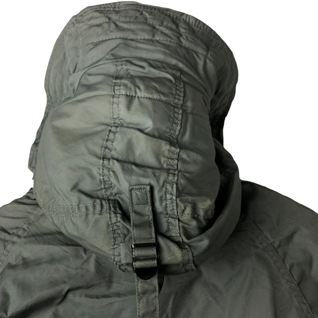 1980'S US Military N-3B Flight Jacket, Made in USA, X-LARGE, Men's XL, Vintage cotton Khaki type Vintage Second Hand