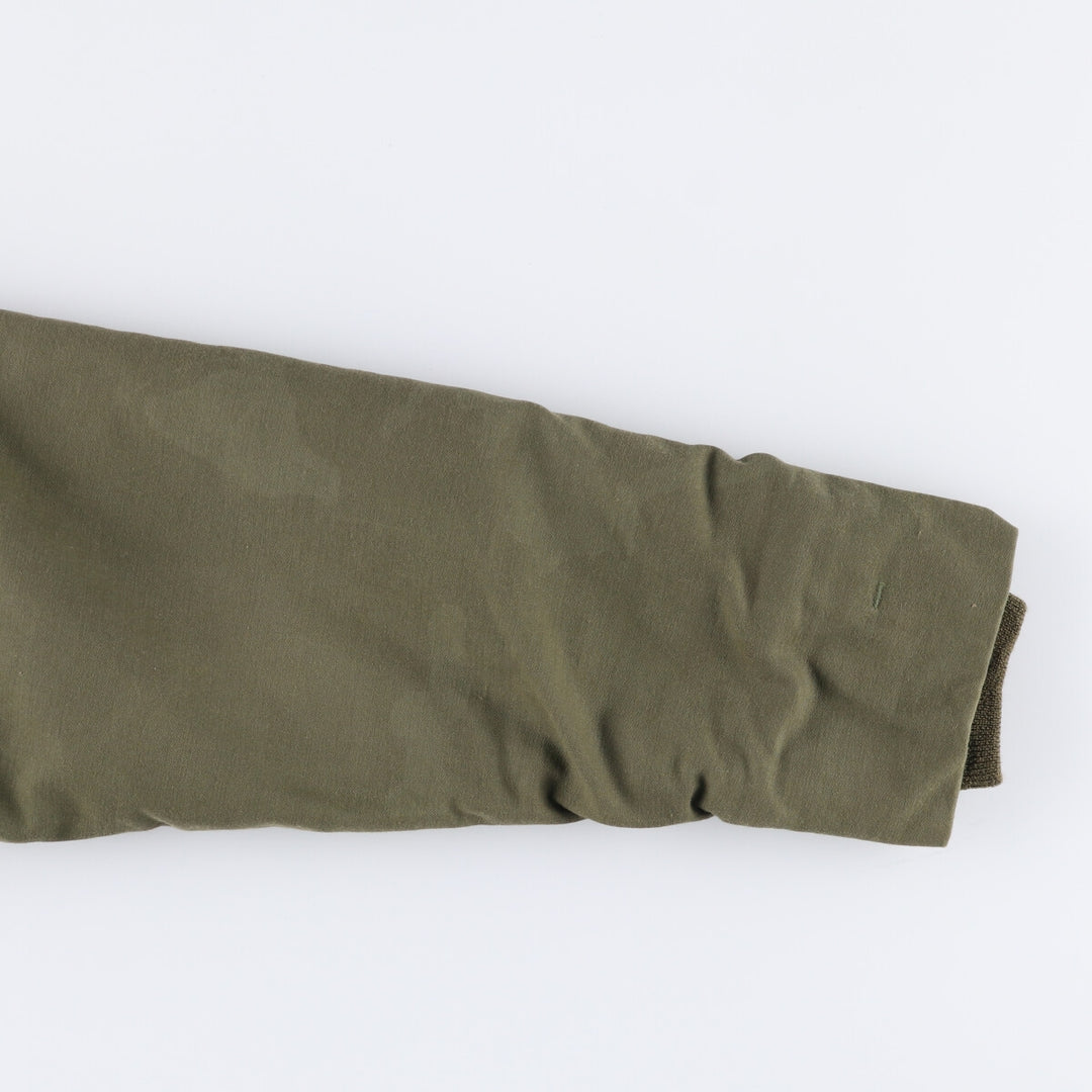 Authentic 1980'S US Navy A-2 Military Deck Jacket, Made in USA, Small (34-36), Men's Size Small, Vintage Nylon Khaki type Vintage Second Hand