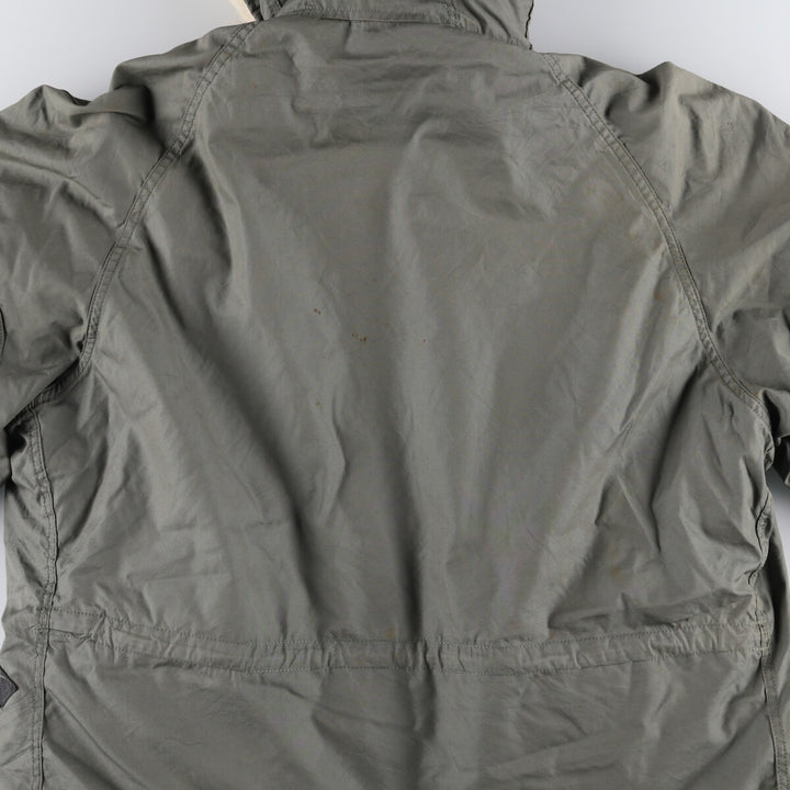 1980'S US Military N-3B Flight Jacket, Made in USA, Large, Men's Size L, Vintage cotton Khaki type Vintage Second Hand