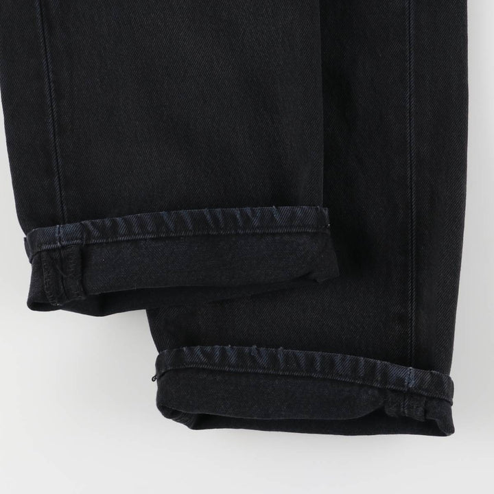 90'S Levi's 501-0165 Black Denim Straight Leg Denim Pants, Men's, Size W31, Vintage cotton black type Vintage Second Hand