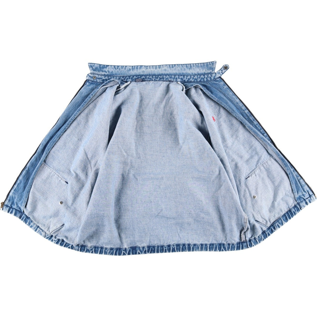 Ralph Lauren swing-top denim jacket, size L cotton blue type Vintage Second Hand