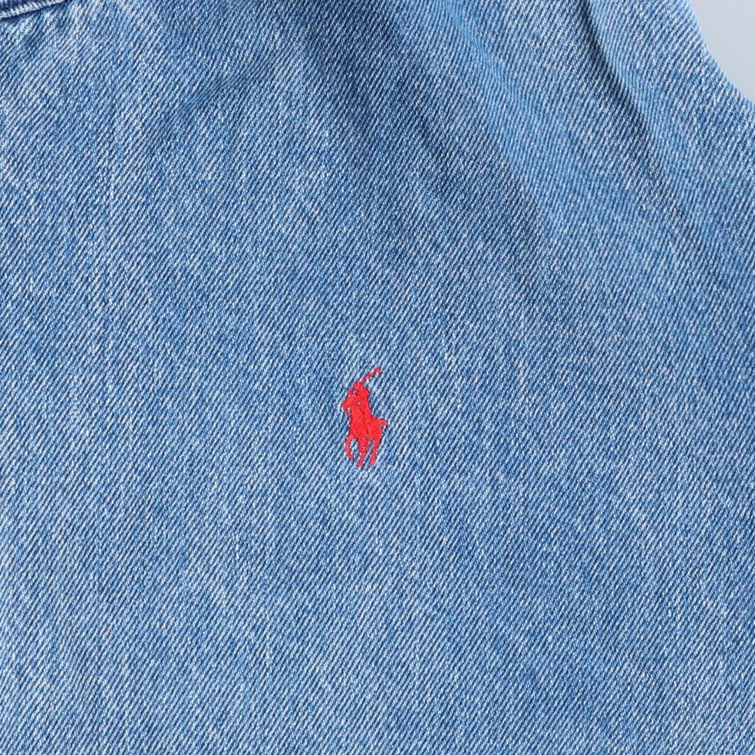 Ralph Lauren swing-top denim jacket, size L cotton blue type Vintage Second Hand