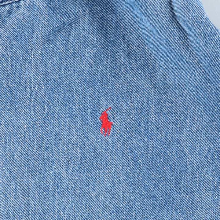 Ralph Lauren swing-top denim jacket, size L cotton blue type Vintage Second Hand