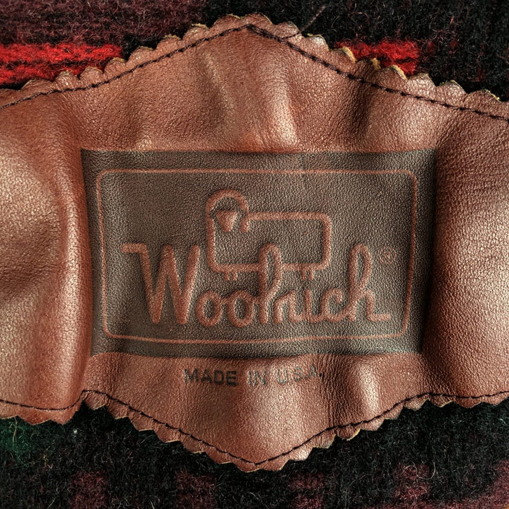 Vintage 1980'S WOOLRICH denim hunting jacket, made in the USA, size L, men's cotton blue type Vintage Second Hand