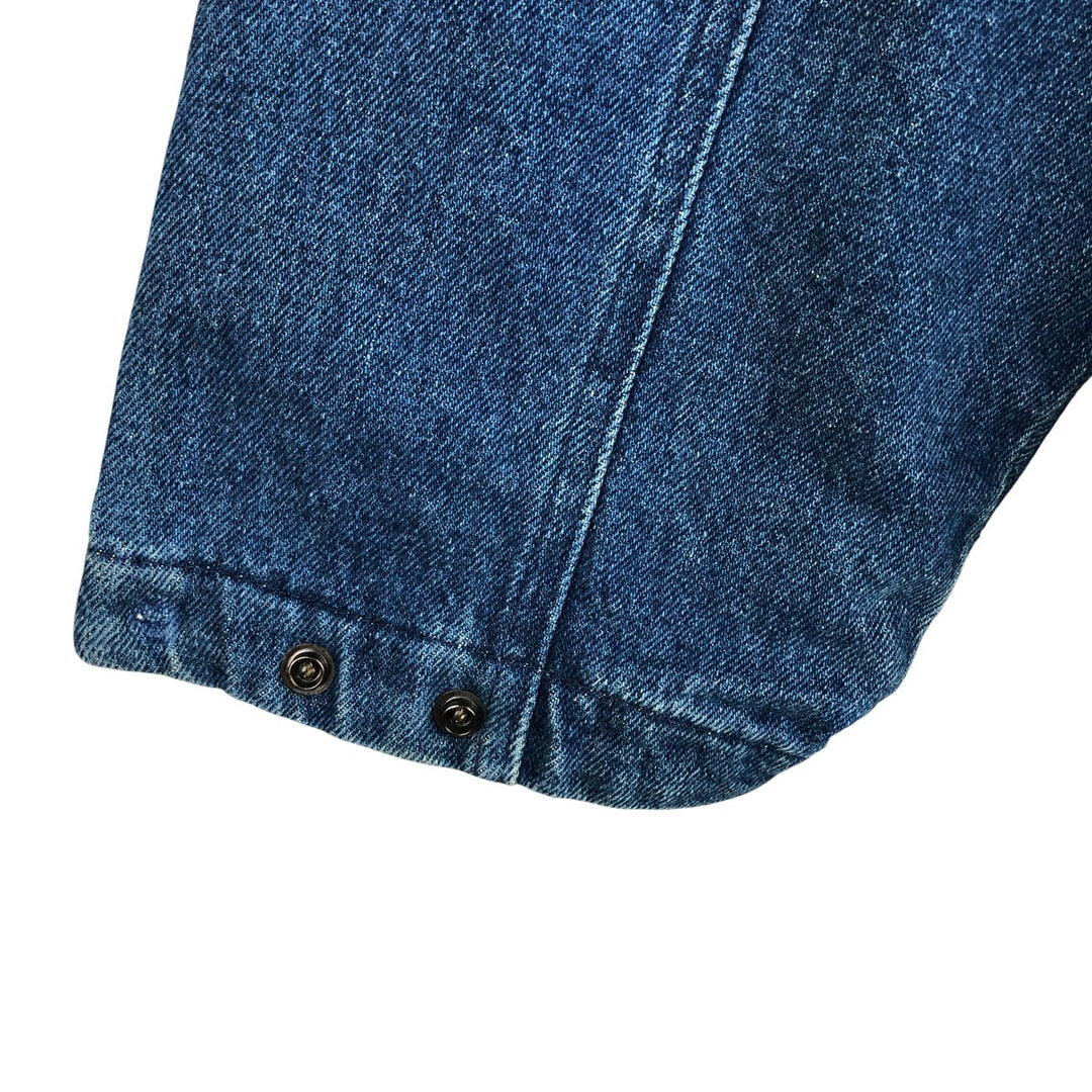 Vintage 1980'S WOOLRICH denim hunting jacket, made in the USA, size L, men's cotton blue type Vintage Second Hand