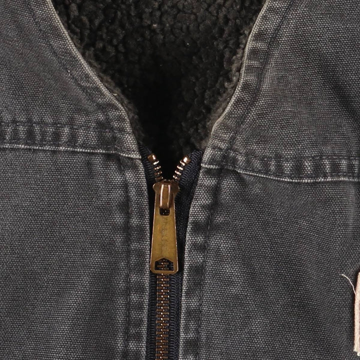 2000'S Carhartt Duck Vest, Made in USA, Men's Size M cotton gray type Vintage Second Hand