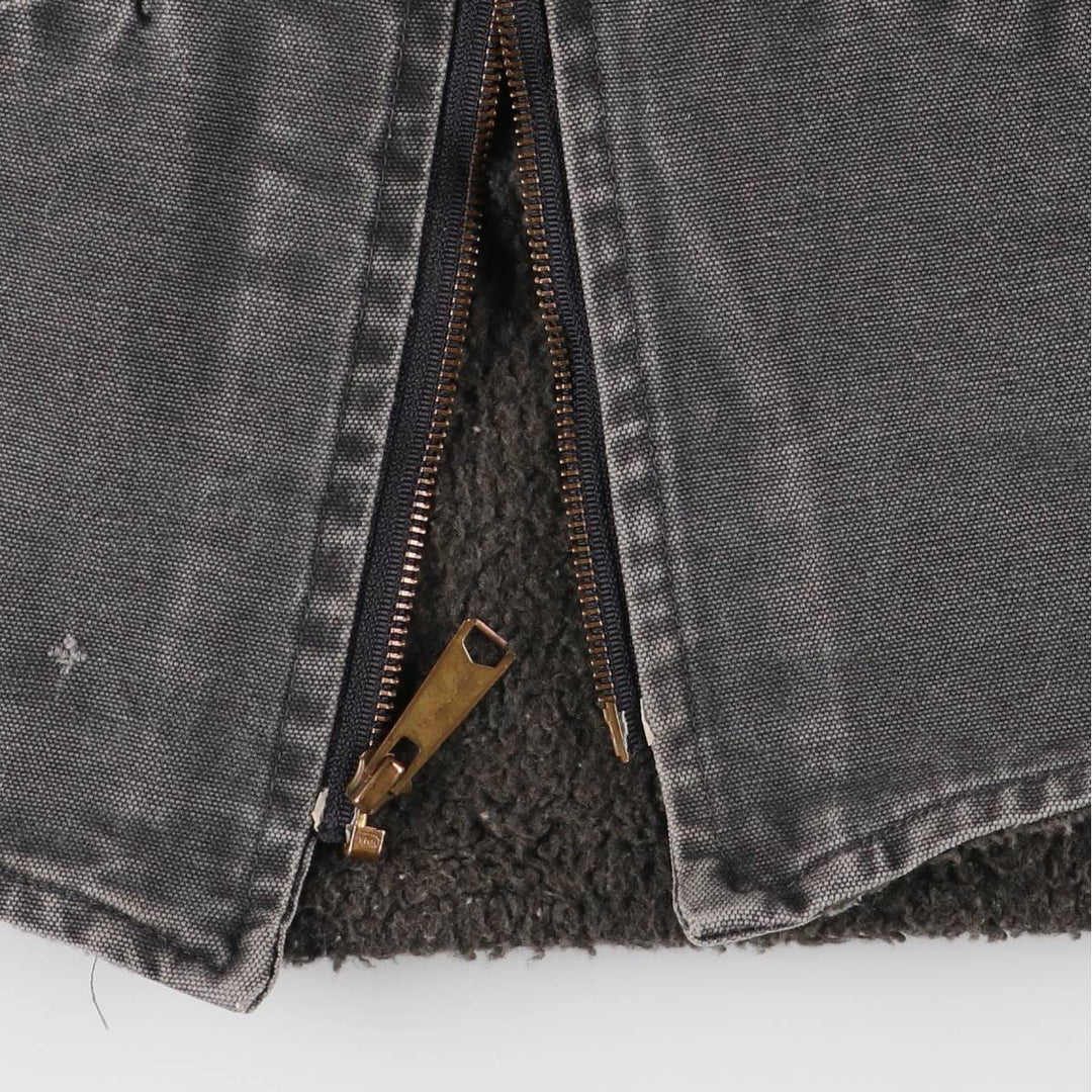 2000'S Carhartt Duck Vest, Made in USA, Men's Size M cotton gray type Vintage Second Hand