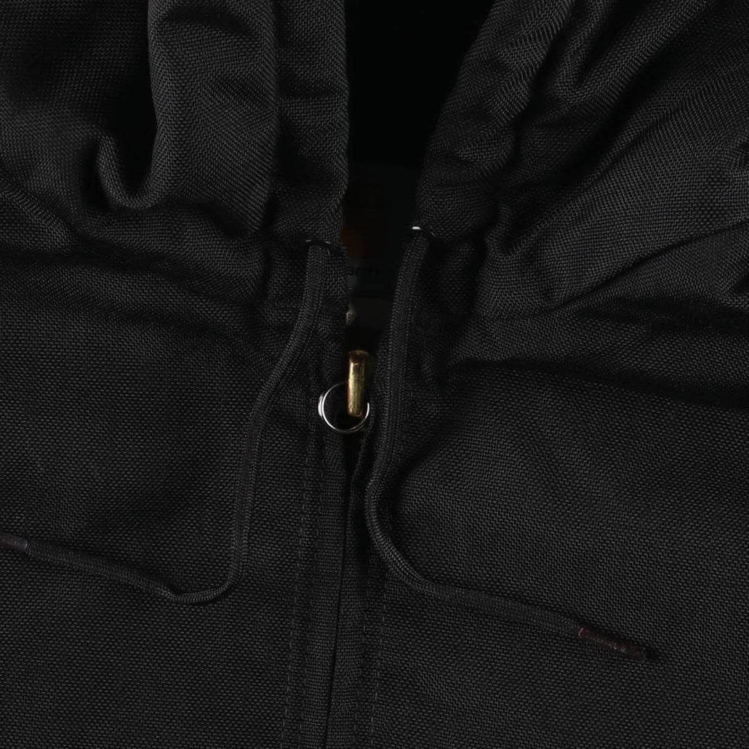 2000'S Carhartt Active Jacket, Padded Nylon Parka, Men's XL Nylon black type Vintage Second Hand
