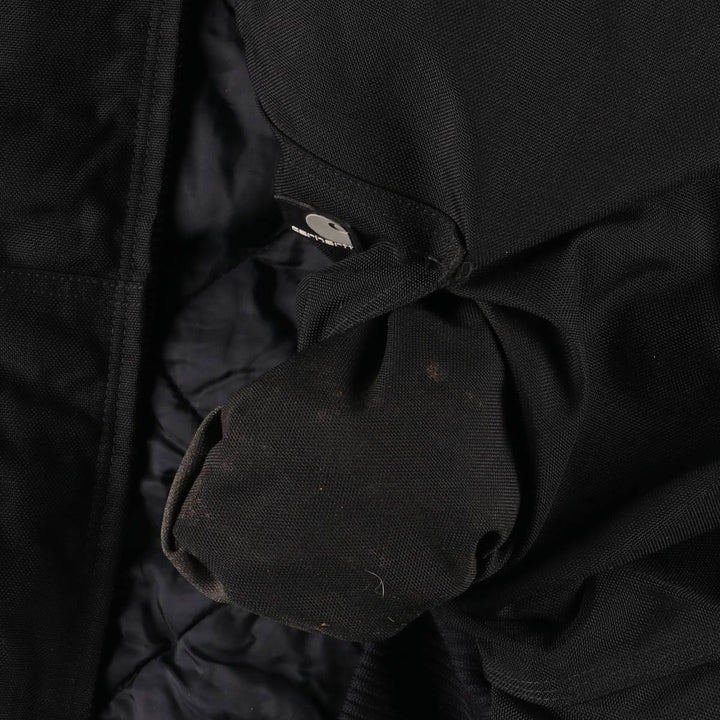 2000'S Carhartt Active Jacket, Padded Nylon Parka, Men's XL Nylon black type Vintage Second Hand