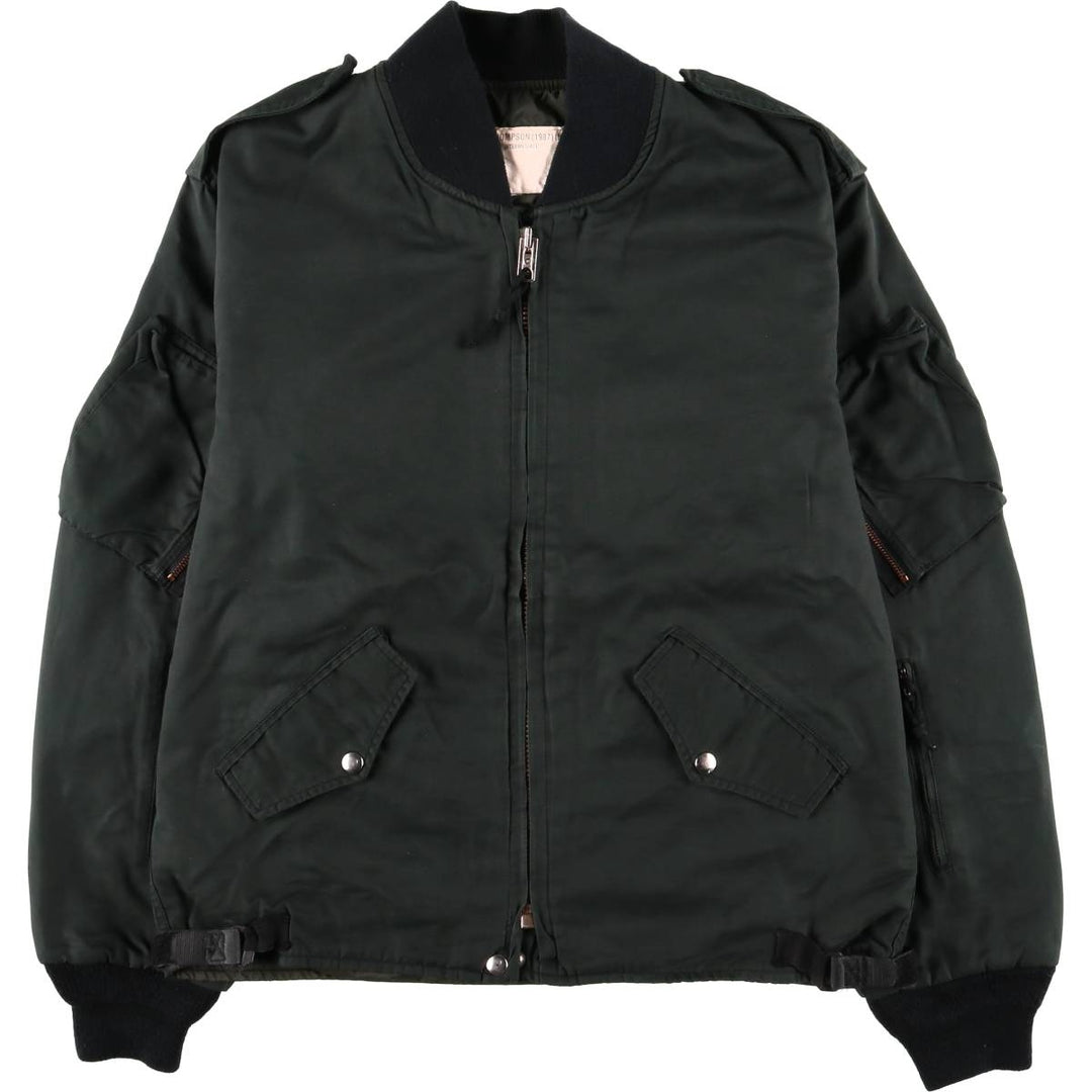 Vintage Canadian Army AMBRIDGE and THOMPSON Military Flight Jacket 7440, Men's XL unclear Green type dark green Vintage Second Hand