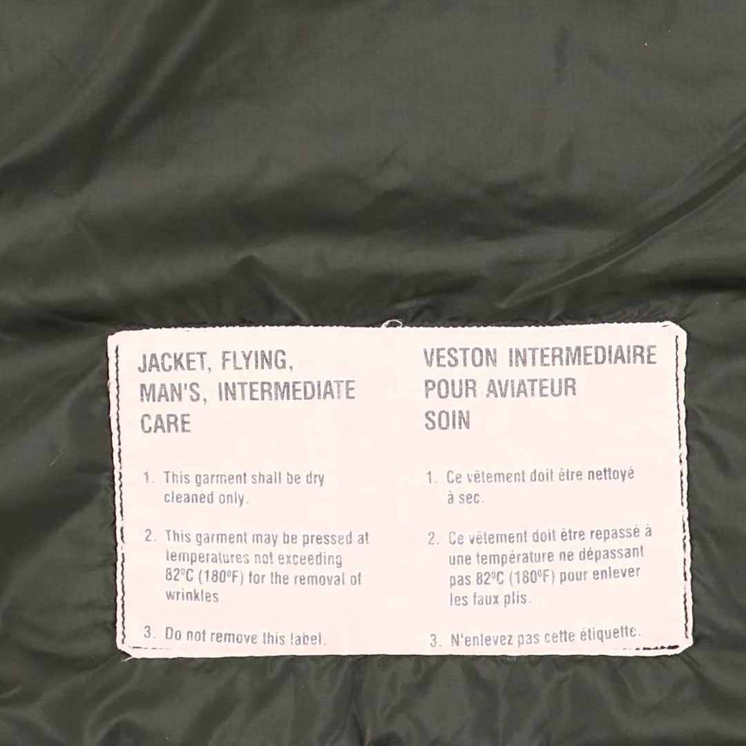 Vintage Canadian Army AMBRIDGE and THOMPSON Military Flight Jacket 7440, Men's XL unclear Green type dark green Vintage Second Hand